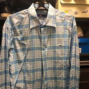 Vineyard Vines Men's Long Sleeve Button Down L